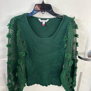 No Boundaries Ribbed Scoop Neck Top in Deep Green
